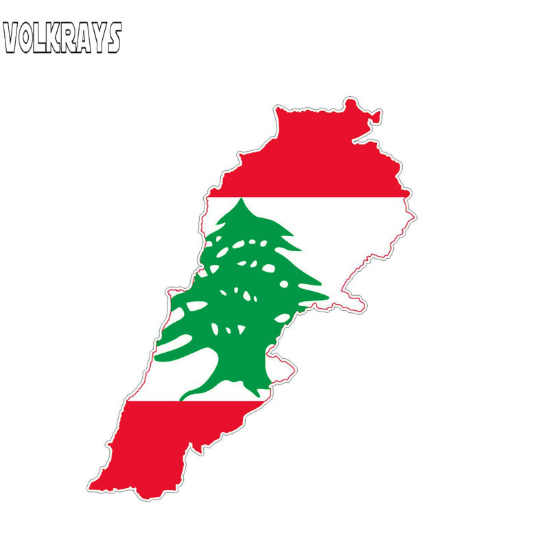 Car Accessories Lebanon - Volkrays-Autocollant de voiture créatif, motif carte