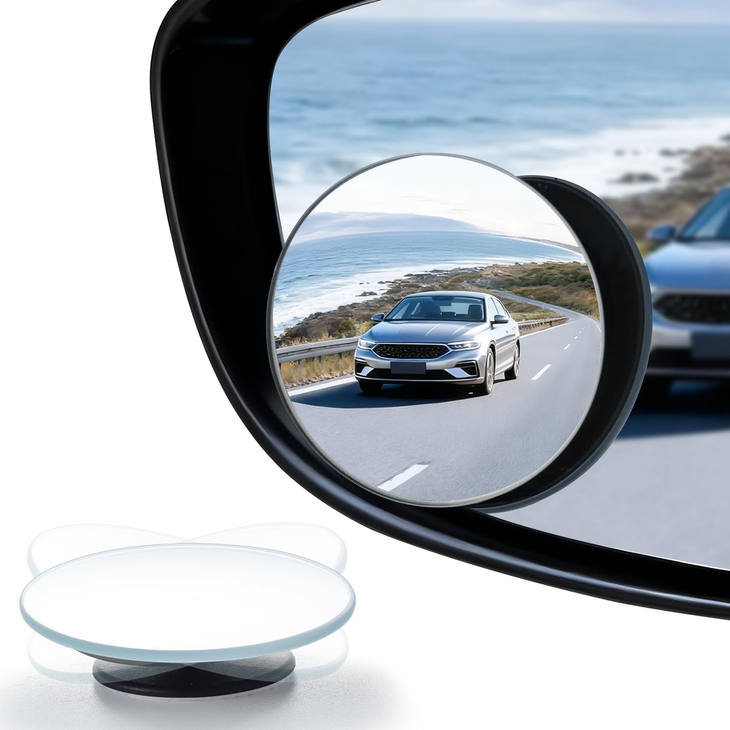 Car Accessories You Need - Rétroviseur d'angle mort, miroir convexe rond