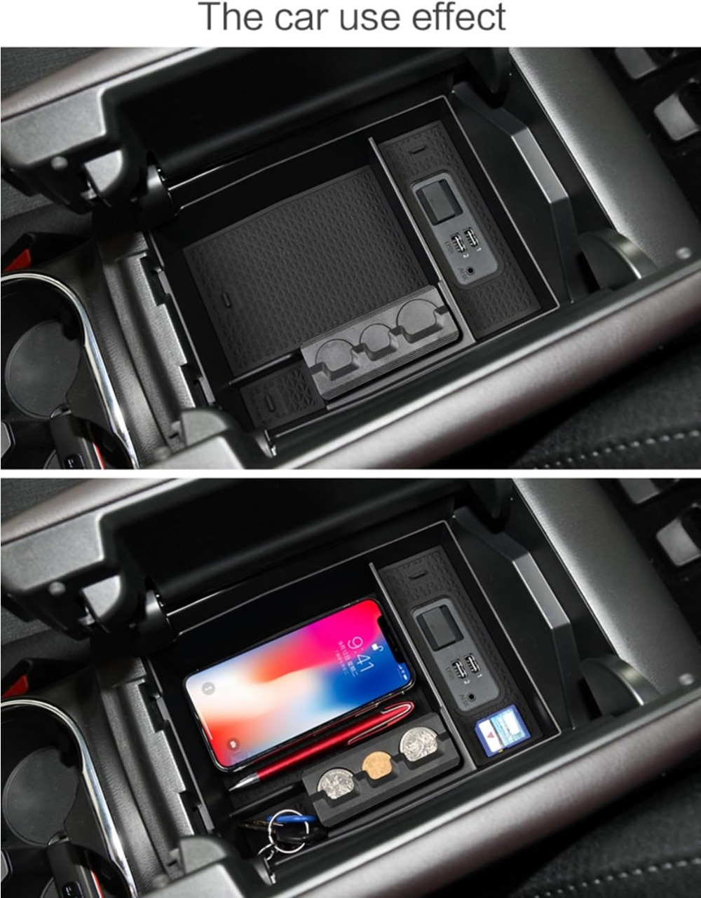 Boîte de rangement pour accoud - Car Accessories Website avis et prix